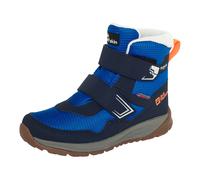Winterboots JACK WOLFSKIN "POLAR BEAR-B TEXAPORE MID VC K", Mädchen, Gr. 32, blau (crisp cobalt), Synthetik, Textil, Schuhe Winterboots, Snowboots, Winterstiefel, Winterschuhe, wasserdicht & gefüttert