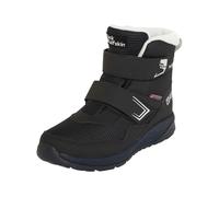 Winterboots JACK WOLFSKIN "POLAR BEAR-B TEXAPORE MID VC K", Mädchen, Gr. 34, schwarz (phantom), Synthetik, Textil, Schuhe Winterboots, Snowboots, Winterstiefel, Winterschuhe, wasserdicht & gefüttert (