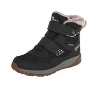 Winterboots JACK WOLFSKIN "POLAR BEAR-G TEXAPORE MID VC K", Mädchen, Gr. 37, schwarz (phantom), Synthetik, Textil, Schuhe Winterboots, Snowboots, Winterstiefel, Winterschuhe, wasserdicht & gefüttert (