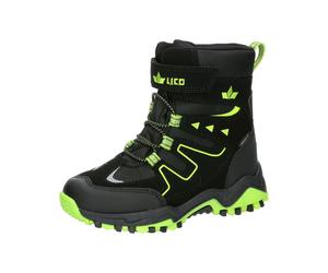 Winterboots Jungen Klettverschluss wasserdicht schwarz LICO Raseborg VS - Schwarz / 34