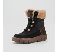 Winterboots KAMIK "SEEKERF", Mädchen, Gr. 36, schwarz, braun, Synthetik, Schuhe Winterboots, Snowboots,Winterstiefel,gefüttert,wasserdicht (29310428-36) schwarz, braun