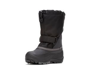 Winterboots KAMIK "WATERBUG5", Mädchen, Gr. 36, schwarz (schwarz, charcoal), Synthetik, Schuhe Winterboots, Snowboots,Winterstiefel,gefüttert,wasserdicht (77357463-36) schwarz, charcoal