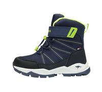 Winterboots KANGAROOS "K-FR Vatna EV RTX", Jungen, Gr. 39, bunt (dk navy, lime), Synthetik, Textil, Schuhe Winterboots, Snowboots, Winterboots, Winterschuhe, wasserdicht, wärmend (65052319-39) dk navy