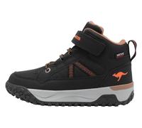 Winterboots KANGAROOS "K-NB GARP EV", Jungen, Gr. 30, jet schwarz, rubber, Synthetik, Textil, Schuhe Winterboots, Snowboots, Winterboots, Winterschuhe, wasserabweisend (45593046-30)