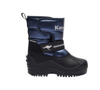 Winterboots KANGAROOS "K-SHELL II METALLIC", Jungen, Gr. 33, grisaille, metallic, Synthetik, Textil, Schuhe Winterboots, Snowboots, Winterboots, Winterschuhe, wasserabweisend (84505365-33) grisaille,