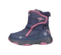 Winterboots KANGAROOS "KS-TRUNKS MID V RTX", Jungen, Gr. 21, grisaille, dusty rose, Synthetik, Textil, Schuhe Winterboots, Snowboots, Winterboots, Winterschuhe, wasserdicht (60446548-21) grisaille, du