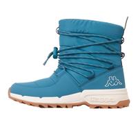 Winterboots KAPPA, Damen, Gr. 37, blau (petrol, sanftes weiß), Synthetik, Textil, clean, Schuhe Winterboots, für kalte Tage und Schmuddelwetter (85846846-37)