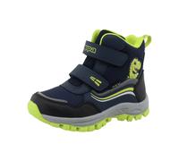 Winterboots KAPPA "Erica", Mädchen, Gr. 31, blau (navy, lime), Synthetik, Schuhe Winterboots, Winterschuhe, Winterstiefel, Snowboots, wasserdicht (61024016-31) navy, lime