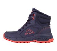 Winterboots KAPPA, Jungen, Gr. 29, blau (navy, coral), Kunstfaser, mehrfarbig, Schuhe Winterboots, mit praktischem Reißverschluss auf der Innenseite (40256001-29)