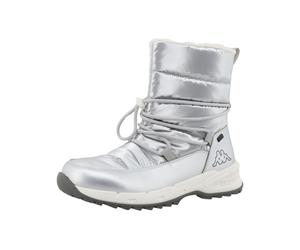 Winterboots KAPPA "Laiza", Damen, Gr. 38, silber, Schuhe Winterboots, Winterschuhe, Winterstiefel, Snowboots, gefüttert, wasserdicht (76233917-38) silber