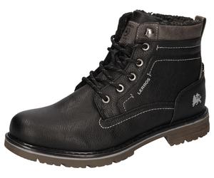 Winterboots LERROS, Herren, Gr. 42, schwarz, Lederimitat, Schuhe Winterboots, Winterstiefel mit Warmfutter (39907801-42) schwarz