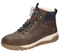 Winterboots LERROS, Herren, Gr. 43, braun (dunkelbraun, navy), Lederimitat, Schuhe Winterboots, Winterboots, Freizeitstiefel mit Warmfutter (88414252-43) dunkelbraun, navy