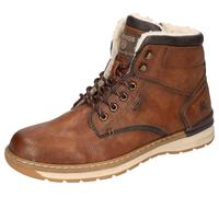 Winterboots LERROS, Herren, Gr. 44, braun (cognacfarben), Lederimitat, used, Schuhe Winterboots, Casual Boots, Winterboots mit Warmfutter (74472844-44) cognacfarben