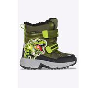 Winterboots LOTTO, Jungen, Gr. 35, grün (olive, grün), Synthetik, Textil, Schuhe Winterboots, Winterschuhe, Winterstiefel, wasserdicht & mit Blinkfunktion (65088746-35) olive, grün