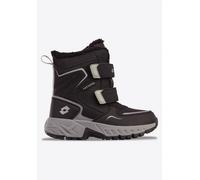 Winterboots LOTTO, Mädchen, Gr. 25, schwarz (schwarz, grau), Synthetik, Textil, Schuhe Winterboots, Winterschuhe, Winterstiefel, Snowboots, wasserdicht & gefüttert (90740842-25) schwarz, grau