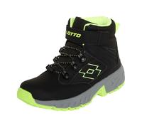 Winterboots LOTTO, Mädchen, Gr. 26, grün (schwarz, fr.grün), Synthetik, Textil, Schuhe Winterboots, Winterschuhe, Winterstiefel, Snowboots (63913520-26) schwarz, fr.grün