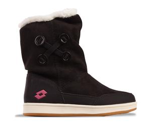 Winterboots LOTTO, Mädchen, Gr. 26, pink (schwarz, pink), Synthetik, mehrfarbig, Schuhe Winterboots, - mit kuschelig-wärmendem Innenfutter (92646263-26) schwarz, pink