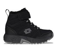 Winterboots LOTTO, Mädchen, Gr. 29, schwarz (schwarz, grau), Kunstfaser, Synthetik, mehrfarbig, Schuhe Winterboots, - mit reflektierenden Details (30644568-29) schwarz, grau