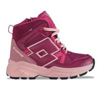 Winterboots LOTTO, Mädchen, Gr. 31, rosa (dunkelrot, pink), Synthetik, mehrfarbig, Schuhe Winterboots, - mit pratkischem Reißverschluss auf der Innenseite (31795802-31) dunkelrot, pink