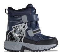 Winterboots LOTTO, Mädchen, Gr. 34, blau (navy, grau), Synthetik, mehrfarbig, Schuhe Winterboots, - mit Blinklichtern (53491958-34) navy, grau
