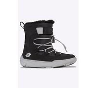 Winterboots LOTTO, Mädchen, Gr. 34, schwarz-weiß (schwarz, dunkelgrau), Synthetik, Textil, Schuhe Winterboots, Winterschuhe, Winterstiefel, Snowboots, wasserdicht & gefüttert (99822530-34) schwarz, du