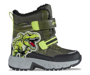 Winterboots LOTTO, Mädchen, Gr. 35, grün (olive, grün), Synthetik, mehrfarbig, Schuhe Winterboots, - mit Blinklichtern (92436204-35) olive, grün