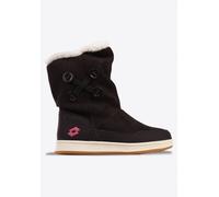 Winterboots LOTTO, Mädchen, Gr. 38, schwarz (schwarz, pink), Synthetik, Schuhe Winterboots, Winterschuhe, Winterstiefel, Snowboots, gefüttert mit Reißverschluss (33136205-38) schwarz, pink