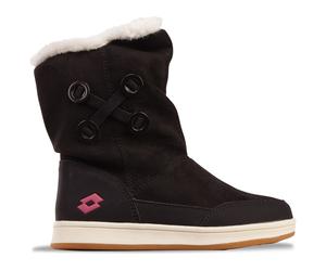 Winterboots LOTTO, Mädchen, Gr. 40, pink (schwarz, pink), Synthetik, mehrfarbig, Schuhe Winterboots, - mit kuschelig-wärmendem Innenfutter (76494625-40) schwarz, pink