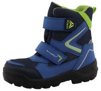 Winterboots LURCHI "Klaus SYMPATEX", Mädchen, Gr. 32, royalblau, grün, Lederimitat, Textil, Schuhe Winterboots, Klettboots mit SYMPATEX, Größenschablone zum Download (84703442-32) royalblau, grün