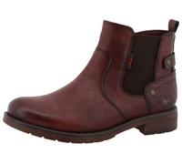 Winterboots MUSTANG SHOES "Elfi", Damen, Gr. 39, bordeaux, Lederimitat, Textil, used, Schuhe Winterboots, Winterboots mit Stretcheinsatz (43095660-39) bordeaux