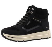 Winterboots MUSTANG SHOES "Noelle", Damen, Gr. 39, schwarz, Lederimitat, Textil, Schuhe, Plateausneaker, Winterboots mit Warmfutter (41096721-39) schwarz