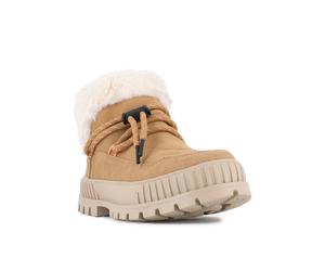 Winterboots PALLADIUM "PALLASHOCK LO HIVER", Damen, Gr. 40, braun (irish braun), Leder, Schuhe Winterboots, Winterschuhe, Winterstiefel, Snowboots (73207135-40) irish braun