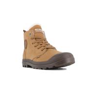 Winterboots PALLADIUM "PAMPA HI ZIP WL", Herren, Gr. 43, braun (mahogany), Leder, Schuhe Winterboots, Winterschuhe, Schnürboots, Winterstiefel, Snowboots, gefüttert (38578667-43) mahogany