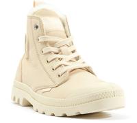 Winterboots PALLADIUM "PAMPA HI ZIP WL W", Damen, Gr. 37, beige (puder), Nubukleder, unifarben, Schuhe Winterboots, Winterschuhe, Schnürboots, Winterstiefel, Snowboots, gefüttert (99565264-37) puder
