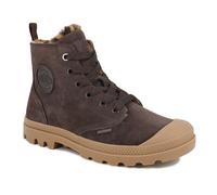 Winterboots PALLADIUM "PAMPA HI ZIP WL WILD", Damen, Gr. 42, wärmend, braun (schwarz cocoa), Leder, Schuhe Winterboots, Winterschuhe, Winterstiefel, Snowboots, gefüttert (11451207-42) schwarz cocoa
