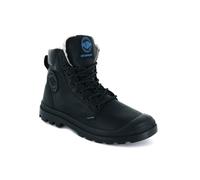 Winterboots PALLADIUM "PAMPA SPORT CUFF WPS", Damen, Gr. 38, schwarz, Leder, Schuhe Winterboots, Winterschuhe, Schnürboots, Winterstiefel, wasserdicht & gefüttert (69448567-38) schwarz