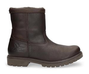 Winterboots PANAMA JACK "Fedro C2", Herren, Gr. 44, braun (dunkelbraun), Nappaleder, Schuhe Winterboots, Winterstiefel, Stiefelette, Profilsohle mit waterproof (37701132-44) dunkelbraun