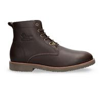 Winterboots PANAMA JACK "Glasgow Igloo", Herren, Gr. 40, dunkelbraun, Nappaleder, Schuhe Winterboots, Schnürboots, Winterstiefelette, Casual-Boots mit Lammfellfutter (95485654-40) dunkelbraun