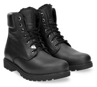 Winterboots PANAMA JACK, Herren, Gr. 44, schwarz, Nappaleder, Schuhe Winterboots, Winterstiefelette, Schnürstiefelette, Outdoorschuh mit Ziernähten (41446220-44) schwarz