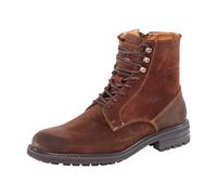 Winterboots PANTOFOLA D´ORO "CAMPIGLIO HIGH", Herren, Gr. 44, braun (warm braun), Leder, Schuhe Winterboots, knöchelhohe Form, rutschfeste Gummilaufsohle, Obermaterial aus Leder (34643611-44) warm bra