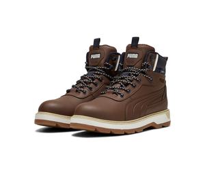 Winterboots PUMA "DESIERTO V3 PURETEX", Damen, Gr. 44,5, Textil, braun (chestnut braun, chestnut braun, new navy), Synthetik, Schuhe Winterboots, Sneakerboots, Winterschuhe, wasserdicht (16213250-44,5