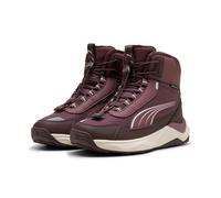 Winterboots PUMA "EVOLVE 20 BOOT JR", Mädchen, Gr. 36, rich cocoa, powder pink, chocolate fondue, Synthetik, Schuhe Winterboots, Winterschuhe, Winterstiefel, Snowboots (21815812-36) rich cocoa, powder