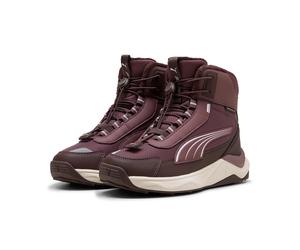 Winterboots PUMA "EVOLVE 20 BOOT JR", Mädchen, Gr. 37, Textil, rich cocoa, powder pink, chocolate fondue, Synthetik, Schuhe Winterboots, Winterschuhe, Winterstiefel, Snowboots (21815812-37) rich cocoa