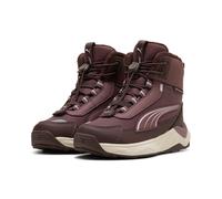 Winterboots PUMA "EVOLVE 20 BOOT PS", Mädchen, Gr. 28, braun (rich cocoa, powder pink, chocolate fondue), Synthetik, Schuhe Winterboots, Winterschuhe, Winterstiefel, Snowboots (46482534-28) rich cocoa