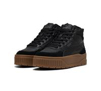 Winterboots PUMA "KARMEN II IDOL MID WTR", Damen, Gr. 40, schwarz (puma schwarz, puma schwarz), Leder, Schuhe, Winterschuhe, Winterstiefel, Snowboots (47128462-40) puma schwarz, puma schwarz