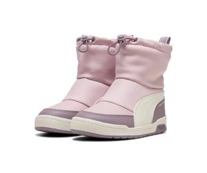 Winterboots PUMA "MULTIFLEX 2 BOOT AC PS", Mädchen, Gr. 31, weiß (mauve mist, warm weiß, plum jam), Textil, Schuhe Winterboots, für Sportmode, Wintermode und Outdoormode, knöchelhoher Schnitt (3087546