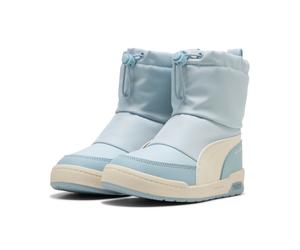 Winterboots PUMA "MULTIFLEX 2 BOOT AC PS", Mädchen, Gr. 33, aqua glow, alpine snow, Textil, unifarben, Schuhe Winterboots, für Sportmode, Wintermode und Outdoormode, knöchelhoher Schnitt (58291035-33)