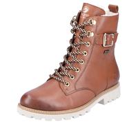 Winterboots REMONTE, Damen, Gr. 38, braun, Leder, Schuhe Winterboots, Blockabsatz, Schnürboots, Outdoorschuh mit Zierschnalle (82054227-38) braun