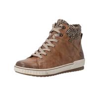 Winterboots REMONTE, Damen, Gr. 40, braun, Leder, Textil, Schuhe Winterboots, Schnürboots mit wasserabweisender TEX-Membrane, Used-Optik (98617128-40) braun