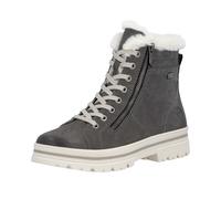 Winterboots REMONTE, Damen, Gr. 40, grau, Leder, Textil, Schuhe Winterboots, Schnürboots, Stiefelette mit TEX, Profilsohle (44065942-40) grau